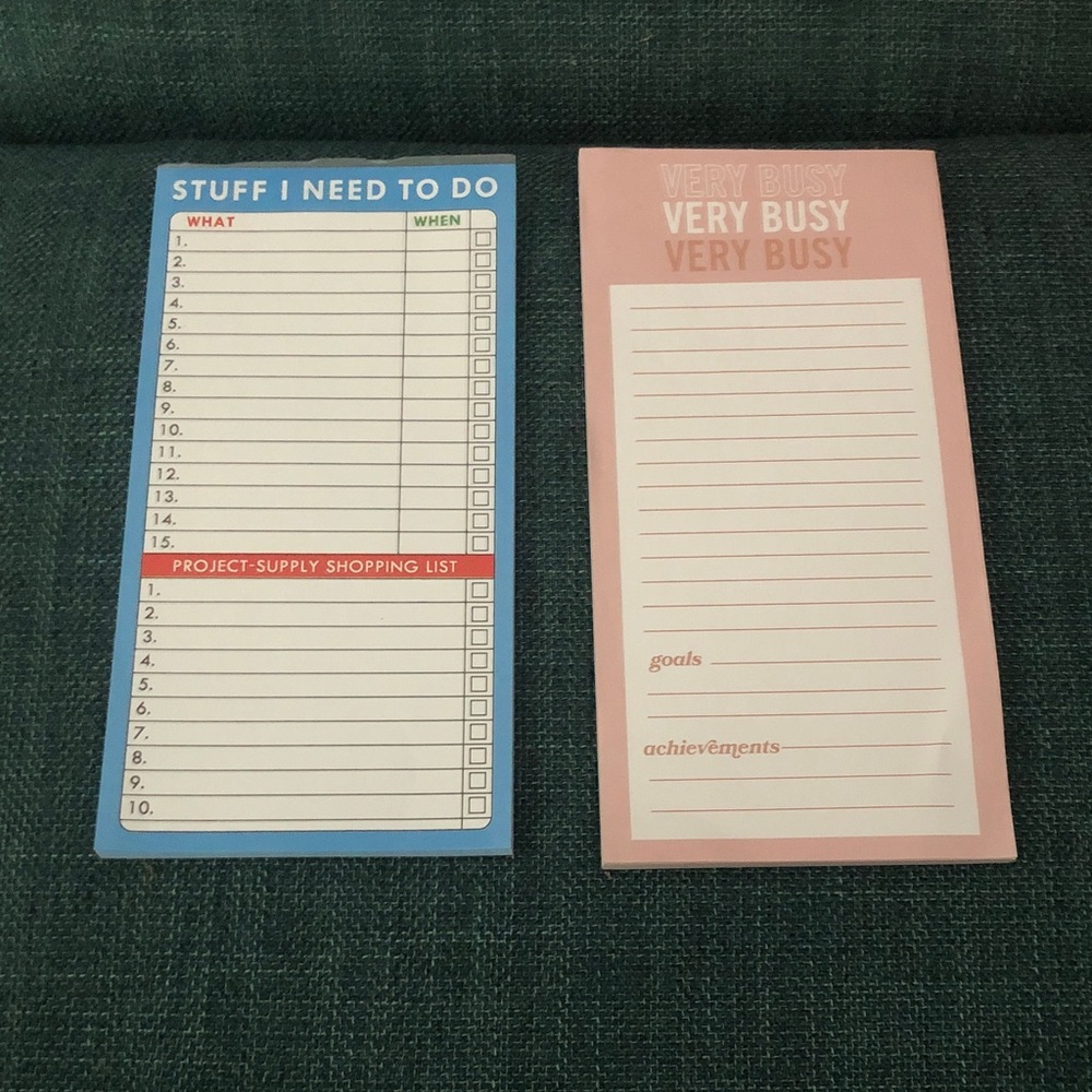 🛍️ Office/Moms Busy Life Notepad Set